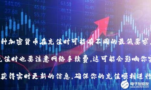 关于imToken钱包的最低充值金额，这通常取决于你要充值的具体加密货币以及相关的区块链网络规定。每种加密货币在充值时可能有不同的最低要求。例如，比特币、以太坊等主流币可能会有较低的最低金额，而一些冷门币种可能会要求更高的最低充值数额。

为了确保你获取准确的信息，建议你访问imToken钱包的官方网站或者查看钱包内的相关帮助文档。此外，充值时也要注意网络手续费，这可能会影响你实际到账的金额。

如果你需要具体的数字或者更详细的信息，最好直接咨询imToken的客服或查看他们的官方渠道。这样可以获得实时更新的信息，确保你的充值顺利进行。
